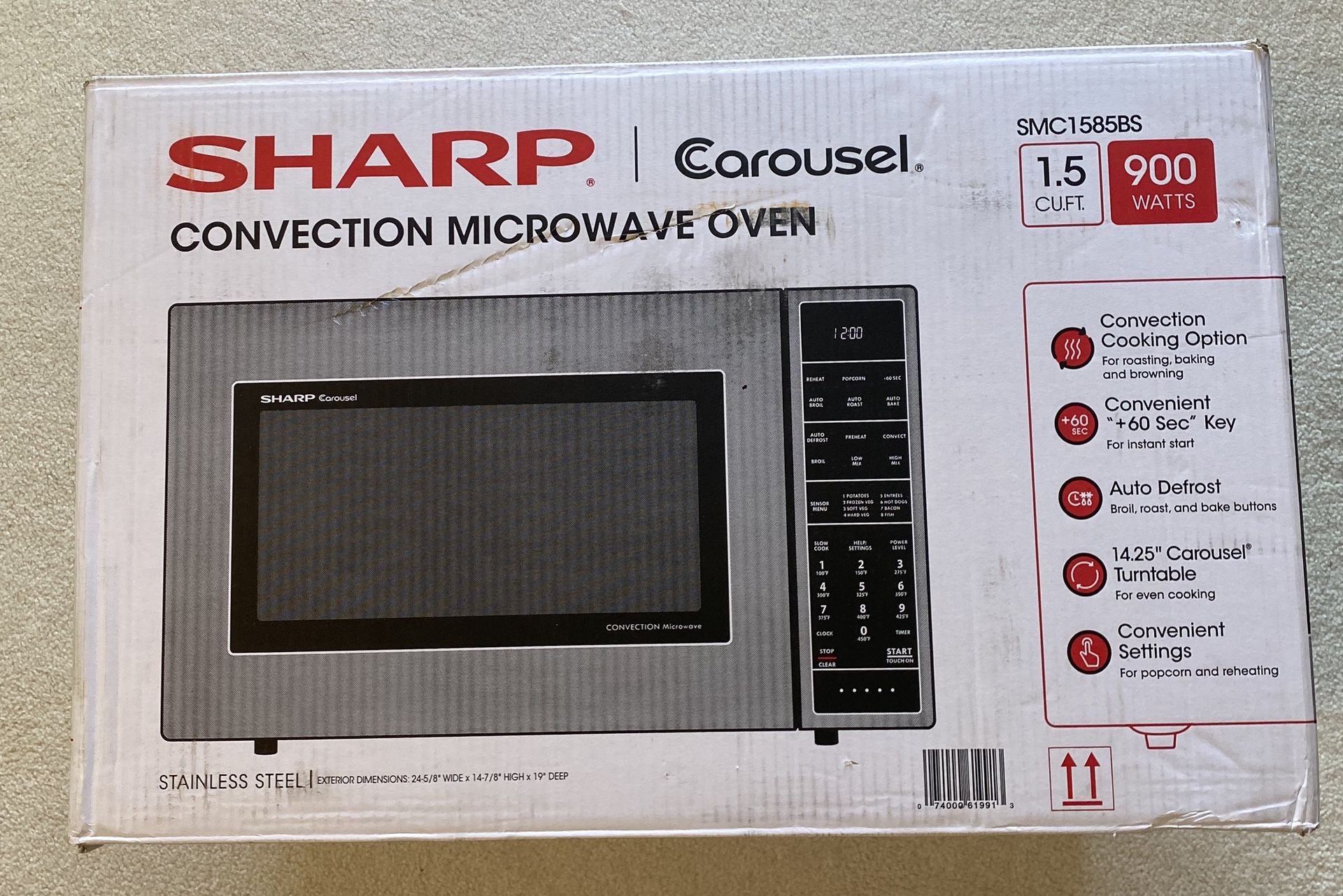 Sharp convection microwave oven