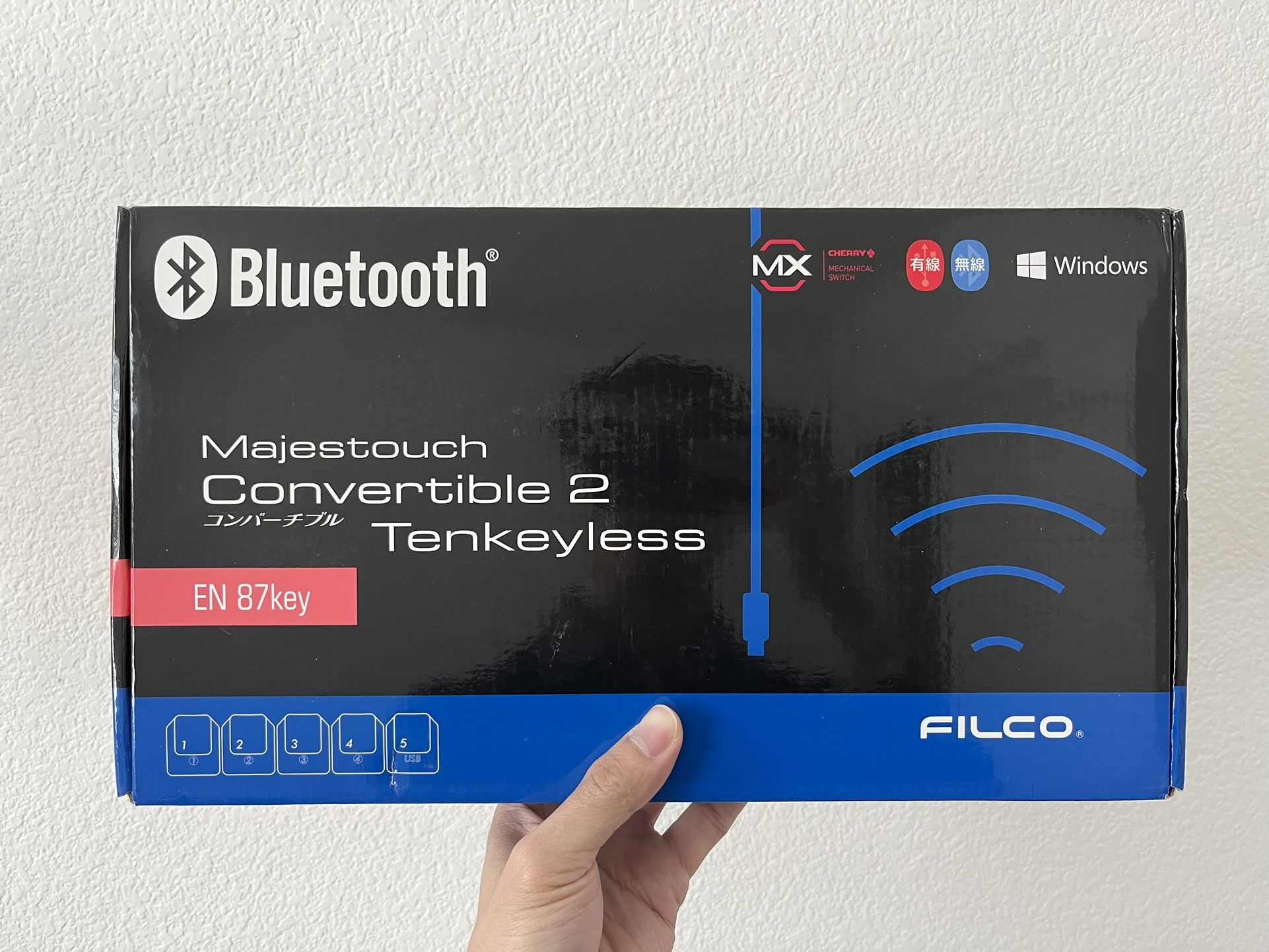 FILCO Majestouch Convertible 2 TKL Keyboard (Cherry MX Red)