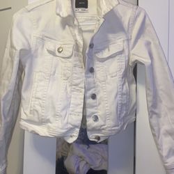 BDG White Jean Jacket 