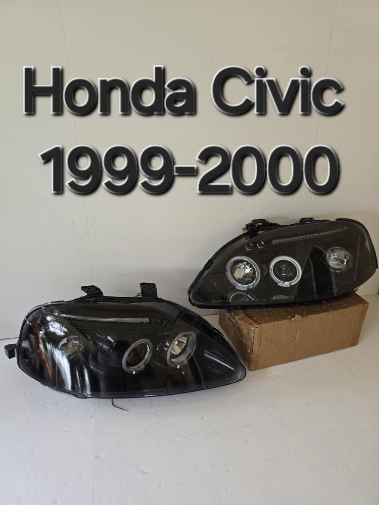 Honda Civic 1999-2000 Headlights 
