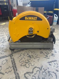 Dewalt Metal Chop Saw with Wheel