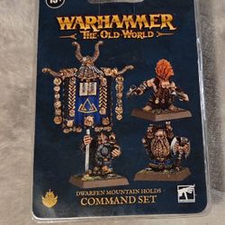 WARHAMMER OLD WORLD DWARFEN MOUNTAIN HOLDS: DWARF COMMAND SET