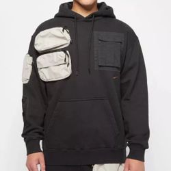 Cactus Jack Collaboration Tech Pockets Hoodie - CU0458-010 XL