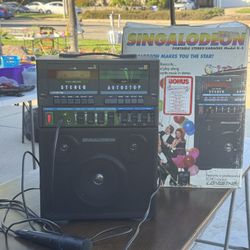 Vintage Karaoke Double Cassette Machine 