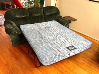 Sofa, bed and recliner – $100 for both
