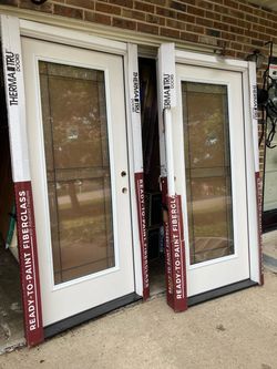 New doors , fiberglass , RH and LH , 36 by 80
