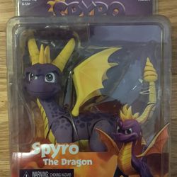 NECA SPYRO THE DRAGON RARE, UNOPENED, & STILL IN FACTORY PACKAGING
