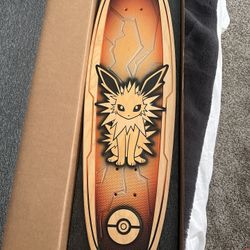 Pokémon Center Bear Walker: Jolteon Skateboard Limited Edition x/1000 IN HAND