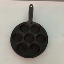 Vintage joyful Cast Iron Pan