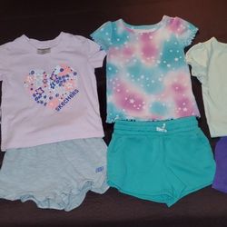 Girl's 2T Shorts Outfits 