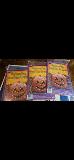 Fun World Big Lawn Bags Halloween 32 Gallon (3 Pack)