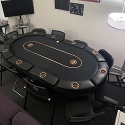 Triton 90” Premium Folding Poker Table