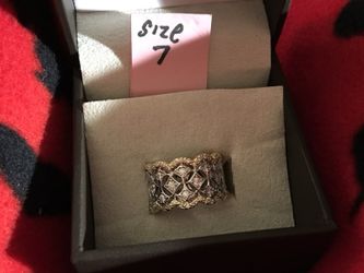 925 wide lattice band