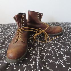 Red Wing Shoes 2233 Steel Toe 8" Classic Made In USA Leather Work Boot  15  D