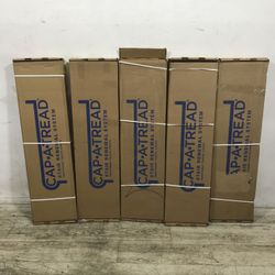10x Cap A Tread Haley Oak Laminate Stair Tread and Riser Kits