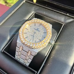 Lab Stone Diamond Watch 