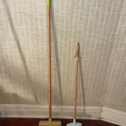 Pair of Brooms ($5 Both)