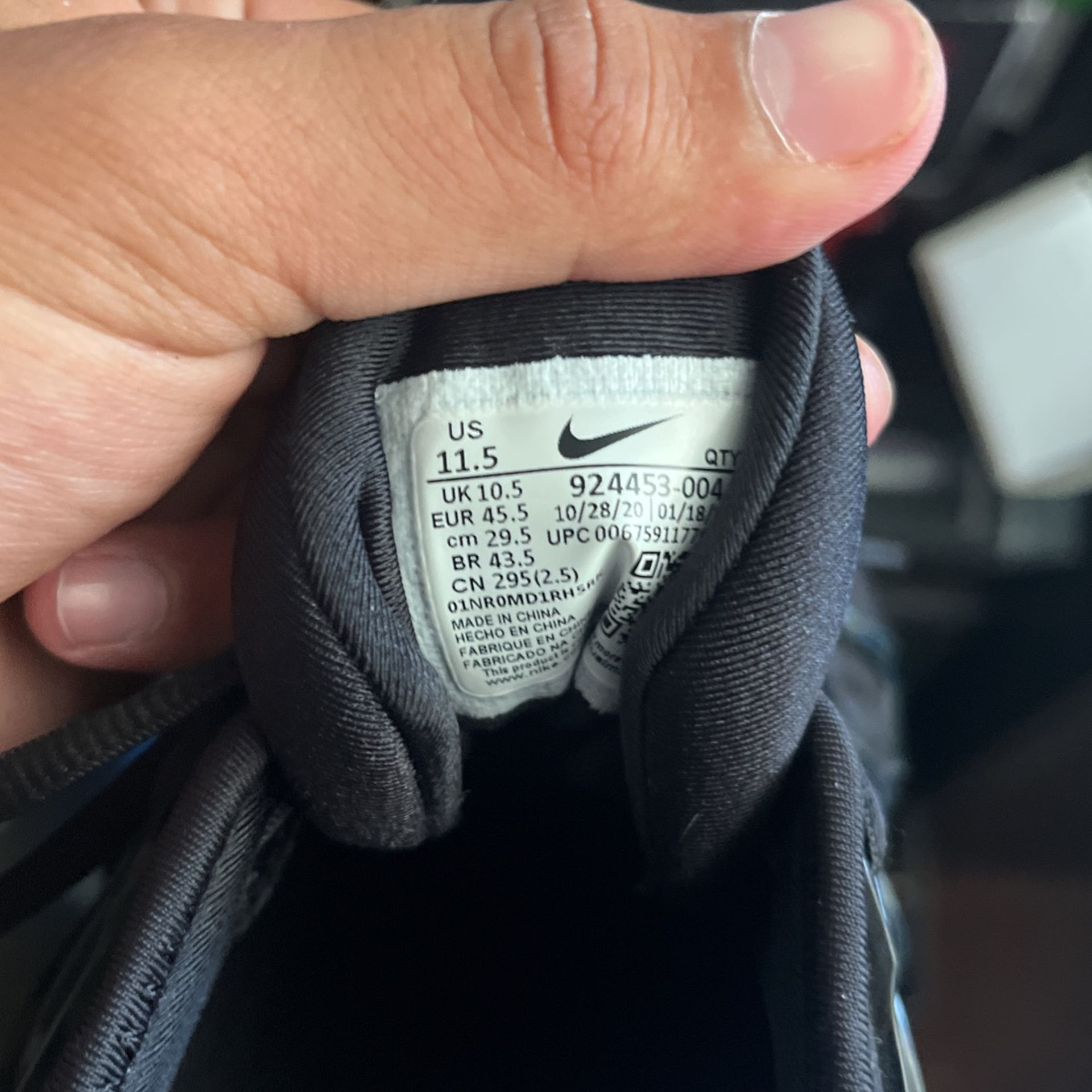 nike vapor maxes all black size 11.5 for Sale in San Pedro, CA - OfferUp