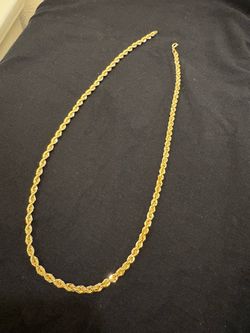 Brand New 18K Gold Rope Chain - 20 Inch / 6.07 Grams