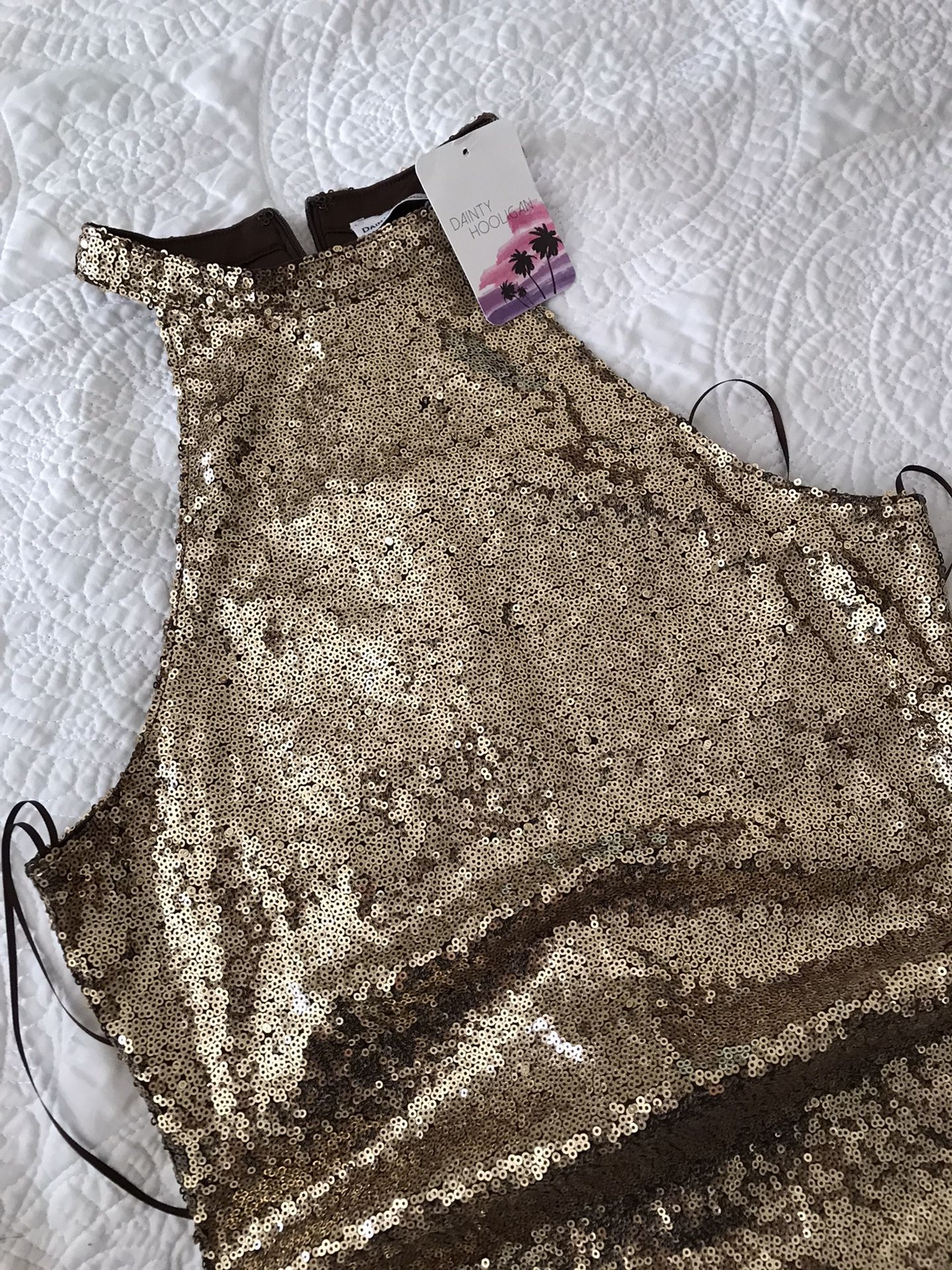 Sequin Golden Dress