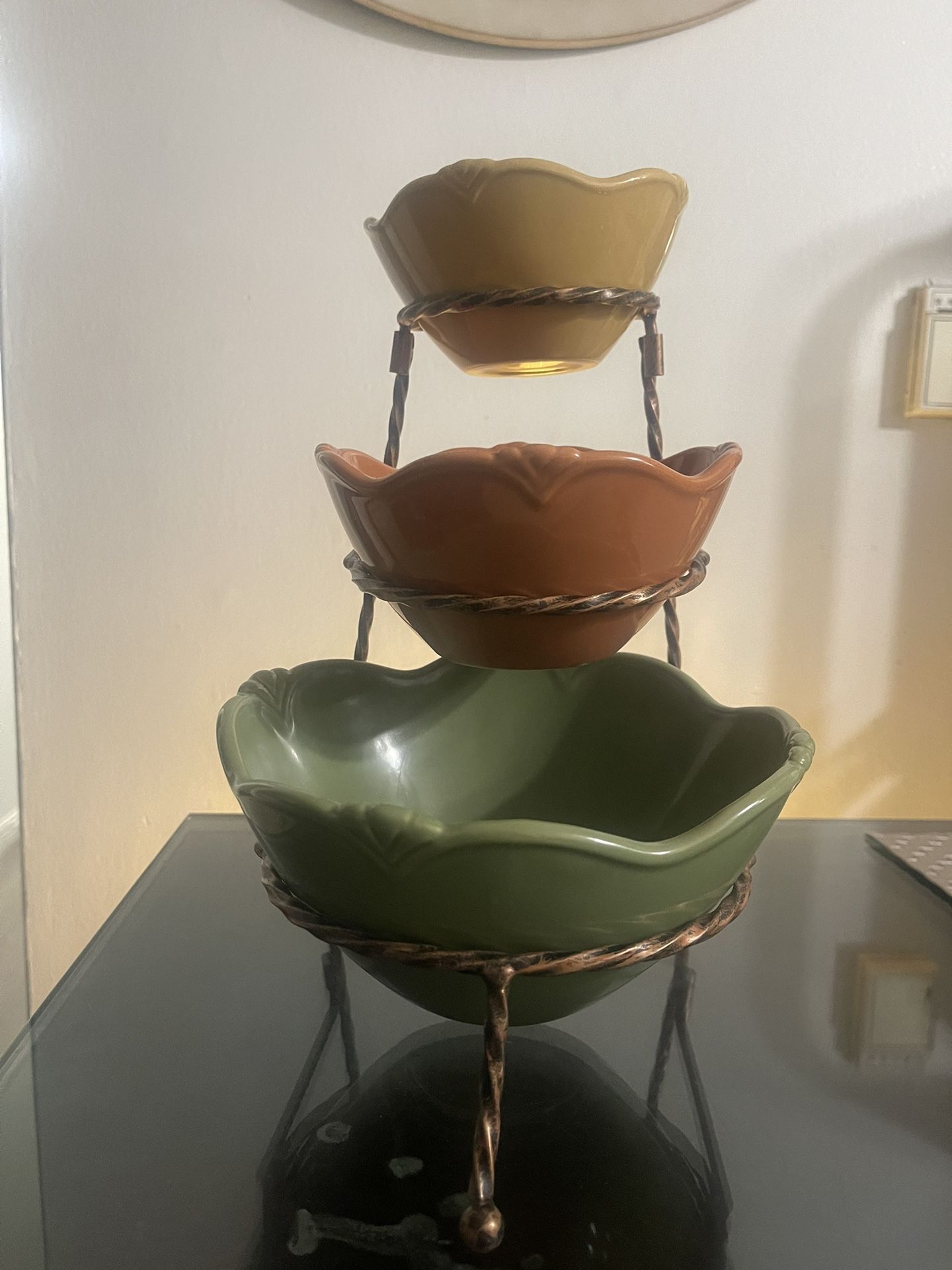 3 Tier Serving Bowls Pavilion Atumm By Princess House OFFERS ARE WELCOME