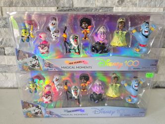 New Disney 100 Years of Magical Moments Figures Collectors 8 Pcs.