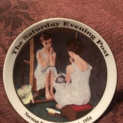 Norman Rockwell Miniature Plate