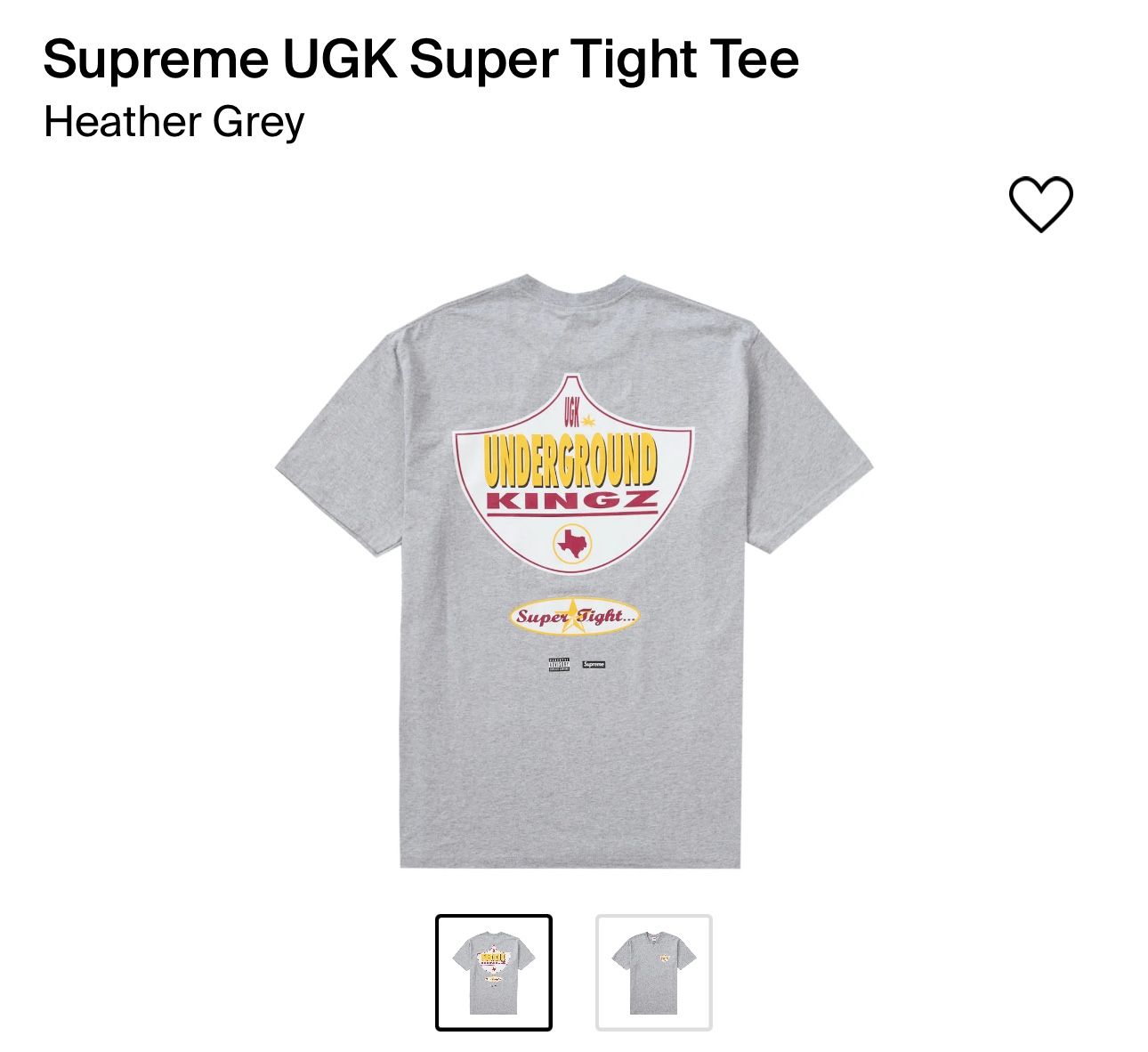 SUPREME UGK COLLAB