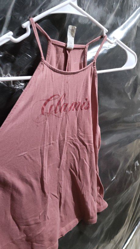 Women's Pink "Glamis" Tank Top Size Small