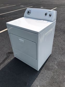 Gas whirlpool drier very big inside