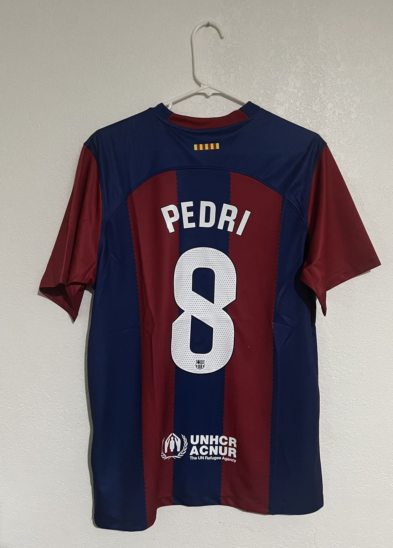 Barcelona 23/24 Pedri #8 Home Jersey Size Medium