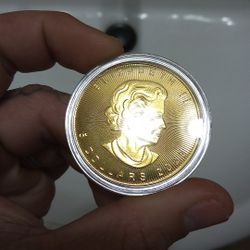 GOLD Canadian Maple Leaf Coin 1 oz.