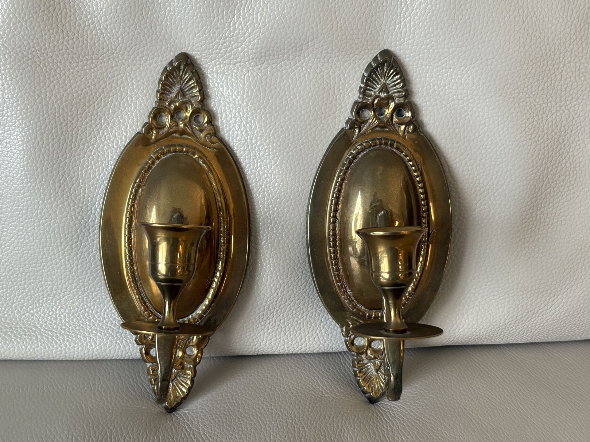 Brass Candle Wall Sconces