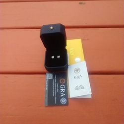 Princess Cut Moissanite Earrings New in the boxes