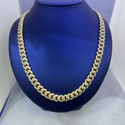 10kt, Diamond Cuban Necklace 99.3g 🤯 