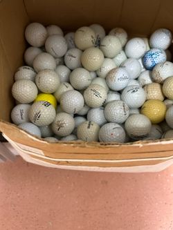 Box of golf balls
