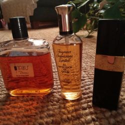 Taboo, Opium, Chanel Perfumes All Partially Used