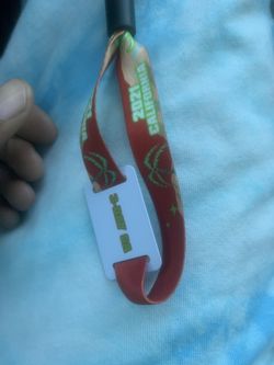 Authentic 3 Day GA Rolling loud Wristband San bernindino California