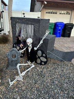 Light Up Carriage Halloween Decoration