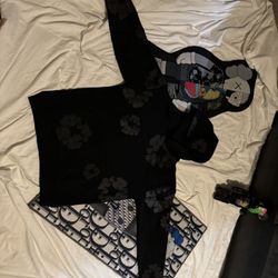 Black Denim Tears Hoodie Size S 