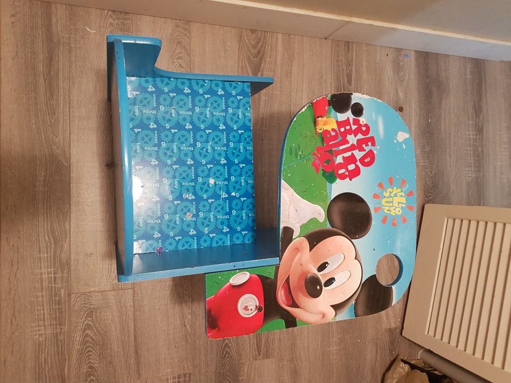 Mickey Mouse Chair Desk