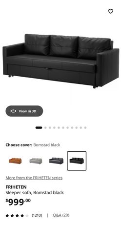 Ikea sleeper sofa FRIHETEN