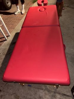Massage table