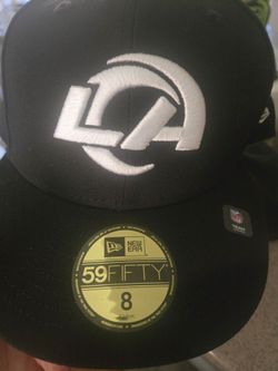 LA Rams New Era 59FIFTY Fitted Hat Size 8
