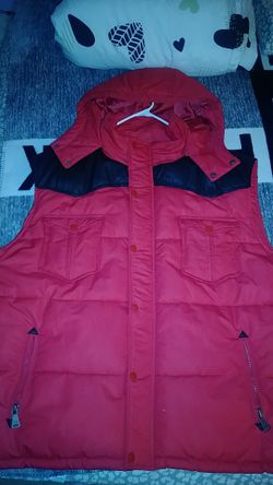 Brand new vest black and red