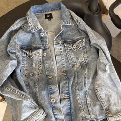 Girls Jean Jacket Size L