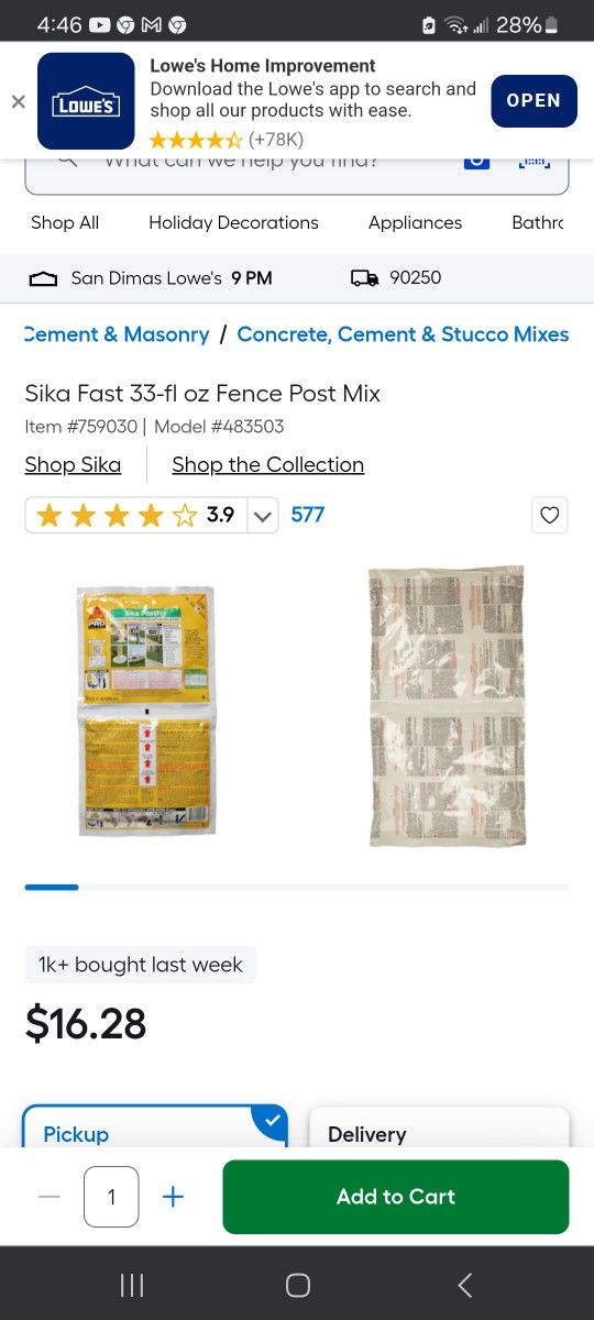 8 Packet Sika PostFix