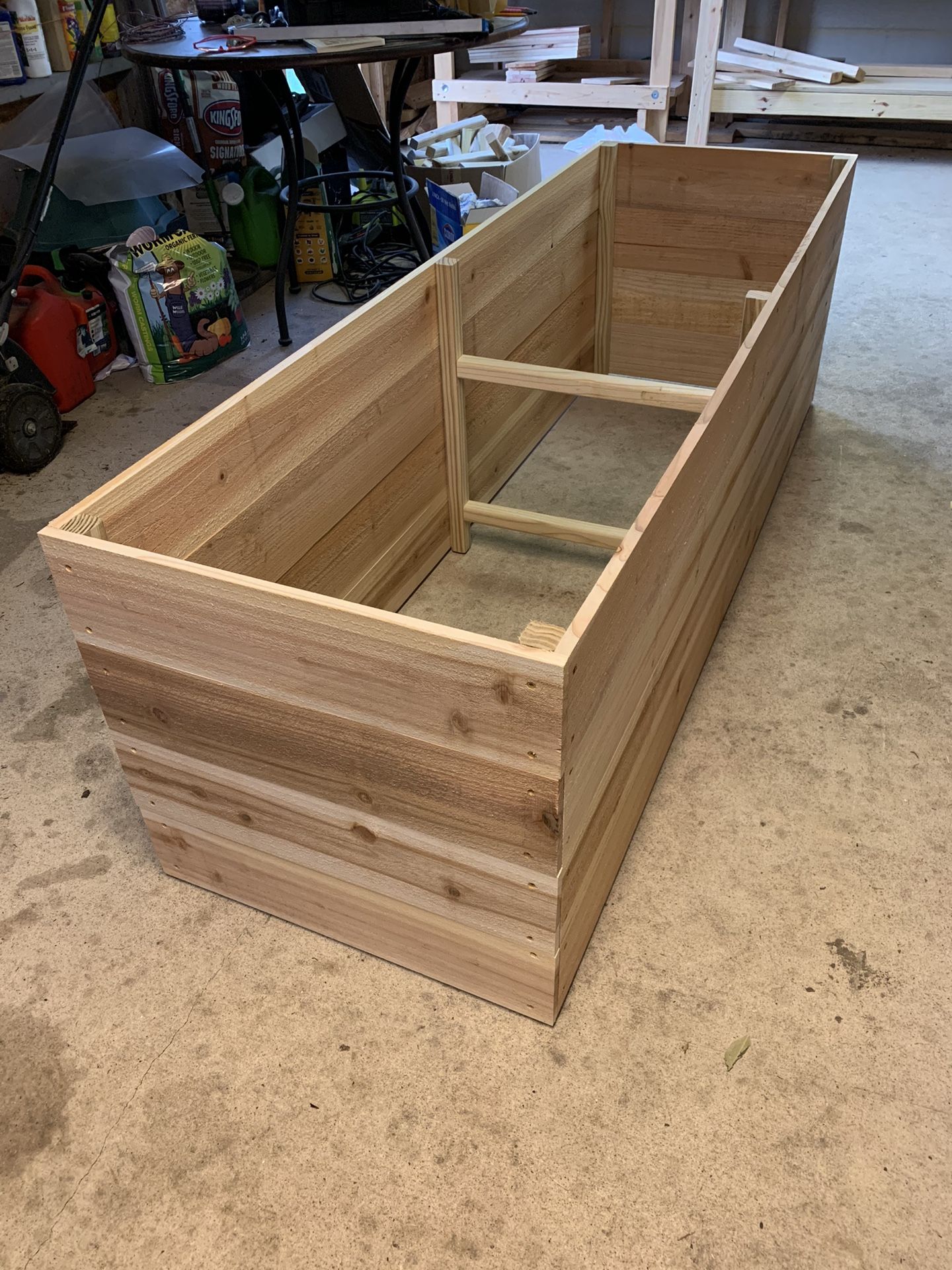 Cedar Open Bed Planter