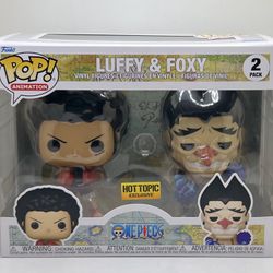 One Piece - IN HAND New Luffy & Foxy Funko POP! 2 Pack