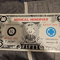 1979 Medical Monopoly Board Game